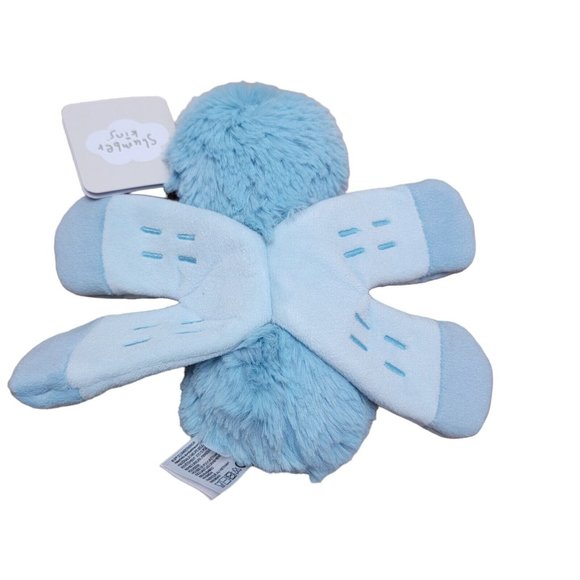 Slumberkins Mini Limited Edition Dragonfly Blue New Baby Toy Plush Fluffy Cute - Picture 2 of 2